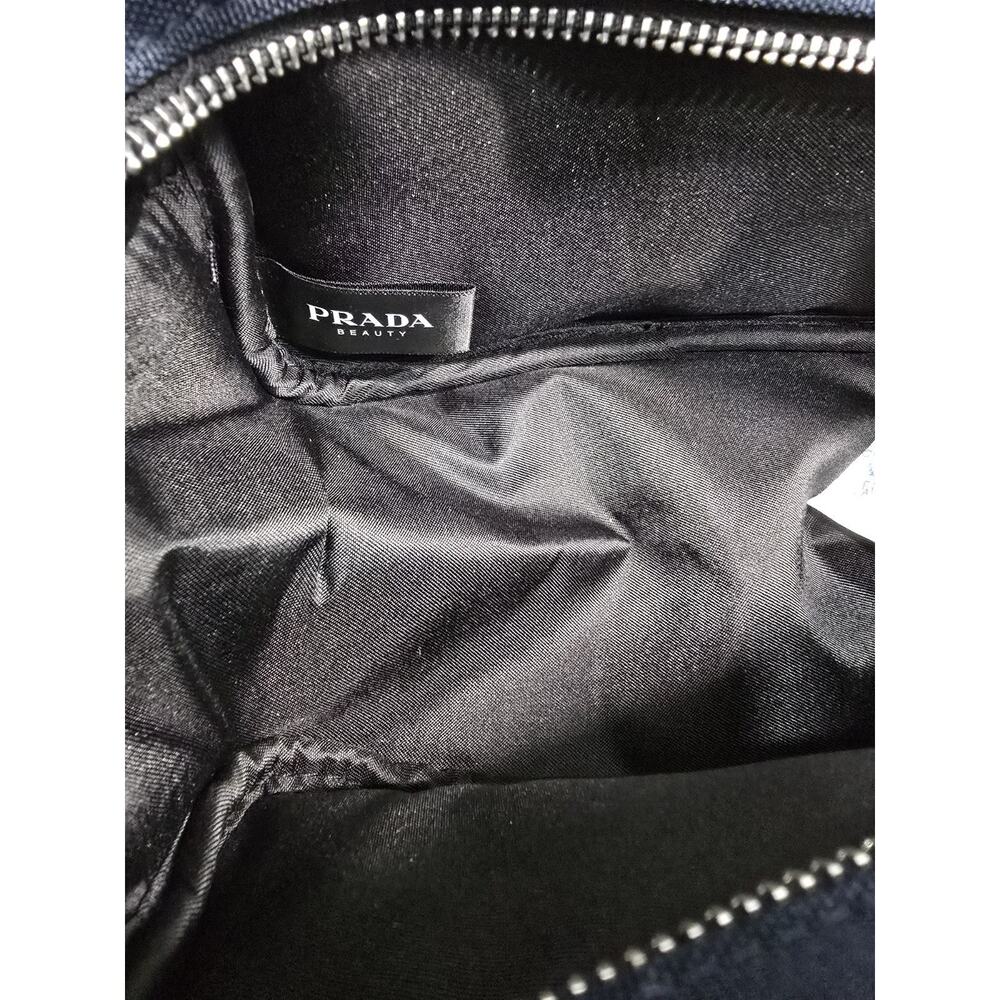 PRADA Beauty Luna Rossa Navy Blue Dopp Kit Toiletry Bag Travel Pouch NWT - Picture 7 of 7